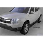 Пороги алюминиевые (Onyx) для Nissan Terrano
