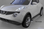 Пороги алюминиевые (Opal) для Nissan Juke
