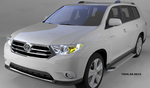 Пороги алюминиевые (Opal) для Toyota Highlander