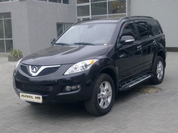 Пороги алюминиевые (Corund Silver) для Great Wall Hover H5 (2010-н.в.) - ОбвесКарРу VIN: GWHO.53.0101. 