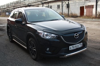 Пороги AllEst - труба 60,3 мм для Mazda CX-5 - ОбвесКарРу VIN: CX5-12.02. 