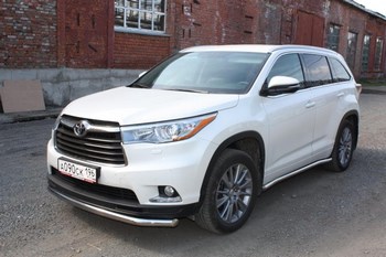 Пороги AllEst - труба 60,3 мм для Toyota Highlander - ОбвесКарРу VIN: HIGHL-14.05. 