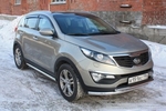 Пороги AllEst - труба 60,3 мм для Kia Sportage