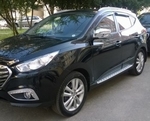 Пороги BMW style интегрированные для Hyundai ix35