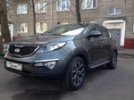 Пороги BMW style интегрированные для Kia Sportage