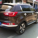 Пороги BMW style интегрированные для Kia Sportage