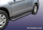 Пороги d42 с листом SLITKOFF для Mitsubishi ASX