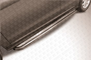 Пороги d42 с листом SLITKOFF для Mitsubishi ASX - ОбвесКарРу VIN: MAS14-011. 