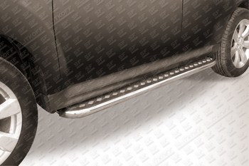 Пороги d42 с листом SLITKOFF для Mitsubishi Outlander XL - ОбвесКарРу VIN: MXL10-010. 