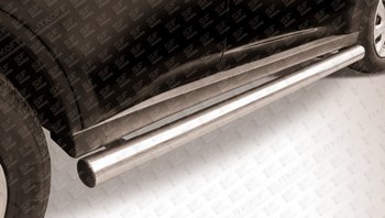 Пороги d57 труба SLITKOFF для Mitsubishi Outlander - ОбвесКарРу VIN: MОUT14-007. 