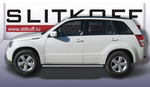 Пороги d57 труба SLITKOFF для Suzuki Grand Vitara 5D