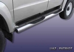 Пороги d76 с проступями SLITKOFF для UAZ Patriot