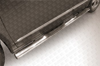 Пороги d76 с проступью SLITKOFF для Haval H6 - ОбвесКарРу VIN: HavH6005. 