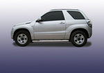 Пороги d76 труба SLITKOFF для Suzuki Grand Vitara 3D