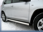 Пороги d76 труба SLITKOFF для Toyota RAV4
