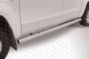 Пороги d76 труба SLITKOFF для Volkswagen Amarok - ОбвесКарРу VIN: VWAM13-009. 