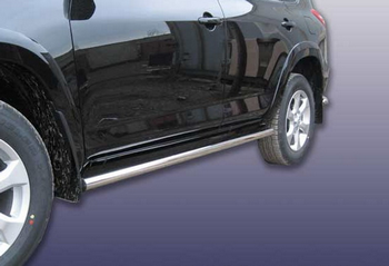 Пороги d76 труба SLITKOFF для Toyota RAV4 Long - ОбвесКарРу VIN: TR409L-014. 