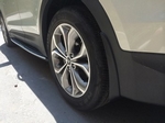 Пороги интегрированные для Hyundai Grand Santa Fe (2012-н.в.)