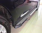 Пороги интегрированные для Mitsubishi Outlander