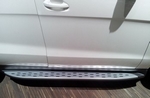 Пороги OEM style интегрированные для Mercedes-Benz GLK