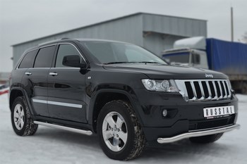 Пороги Russtal - труба 63 мм (вариант 1) - ОбвесКарРу VIN: JGT-0011951. 