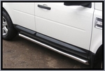 Пороги Russtal - труба овал 75х42 мм