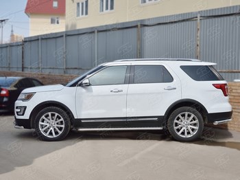 Пороги Russtal для Ford Explorer - ОбвесКарРу VIN: FEL-0026631. 