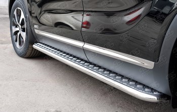 Пороги Russtal для Kia Sorento Prime - ОбвесКарРу VIN: KSPL-0022132. 
