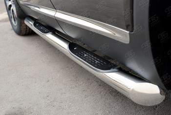 Пороги Russtal для Kia Sorento Prime - ОбвесКарРу VIN: KSPT-0022101. 