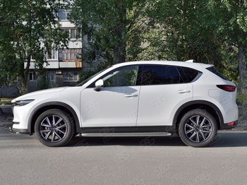 Пороги Russtal для Mazda CX-5 - ОбвесКарРу VIN: M5L-0027973. 