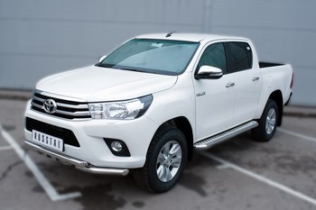 Пороги Russtal для Toyota Hilux - ОбвесКарРу VIN: THL-0021502. 