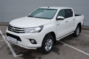Пороги Russtal для Toyota Hilux - ОбвесКарРу VIN: THL-0021491. 