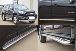 Пороги Russtal стальная труба для Chevrolet TrailBlazer (2012-н.в.)