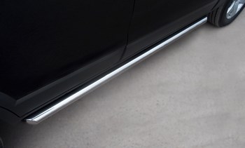 Пороги Russtal стальная труба для Chevrolet Niva (2009-н.в.) - ОбвесКарРу VIN: NBT-0011802. 