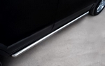 Пороги Russtal стальная труба для Chevrolet Captiva (2011-2013)