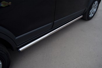 Пороги Russtal стальная труба для Chevrolet Niva (2002-2009) - ОбвесКарРу VIN: NCT-0001843. 
