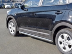 Пороги Russtal труба для Hyundai Creta