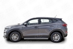 Пороги Russtal труба с листом для Hyundai Tucson (2015-н.в.)