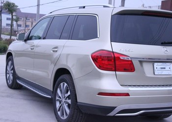 Пороги с LED подсветкой интегрированные для Mercedes-Benz GL - ОбвесКарРу VIN: CNT02-13GL-005A. 