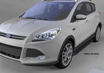 Пороги Can Otomotiv Sapphire Black для Ford Kuga (2008-2012) - ОбвесКарРу VIN: FOKU.54.0971. 