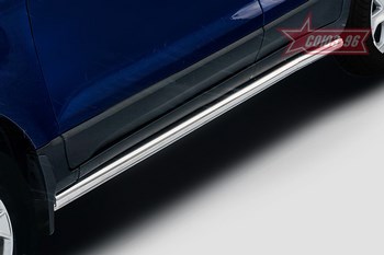 Пороги стальная труба для Ford EcoSport (2013-н.в.) - ОбвесКарРу VIN: FECO.80.5151. 