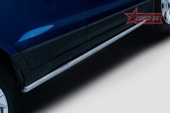 Пороги стальная труба для Ford EcoSport (2013-н.в.) - ОбвесКарРу VIN: FECO.80.5231. 