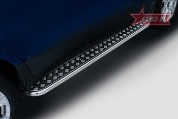 Пороги стальная труба для Ford EcoSport (2013-н.в.) - ОбвесКарРу VIN: FECO.82.5232. 