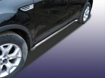 Пороги стальная труба для Ford Kuga (2008-2012) - ОбвесКарРу VIN: FKG009. 