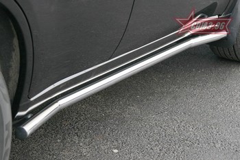 Пороги стальная труба для Chery Tiggo (2005-2011) - ОбвесКарРу VIN: CTIG.80.0375. 