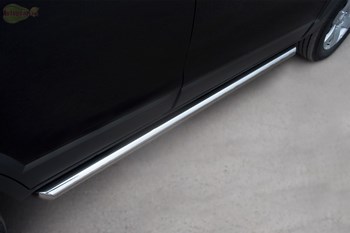 Пороги стальная труба для Chevrolet Niva (2009-н.в.) - ОбвесКарРу VIN: NBT-0011801. 