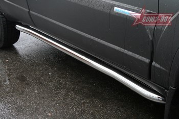 Пороги стальная труба для Chevrolet Niva (2009-н.в.) - ОбвесКарРу VIN: CN09.80.0850. 