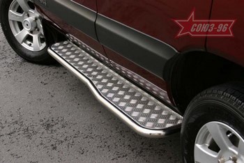 Пороги стальная труба для Chevrolet Niva (2002-2009) - ОбвесКарРу VIN: CN03.82.0004. 
