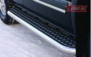 Пороги стальная труба для Chevrolet Tahoe (1999-2007) - ОбвесКарРу VIN: CHTH.82.0144. 