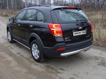 Пороги стальная труба для Chevrolet Captiva (2013-н.в.) - ОбвесКарРу VIN: CHEVCAP12-02. 